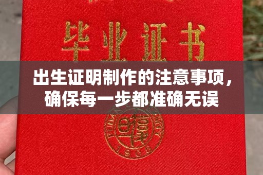 富蕴出生证明制作的注意事项，确保每一步都准确无误