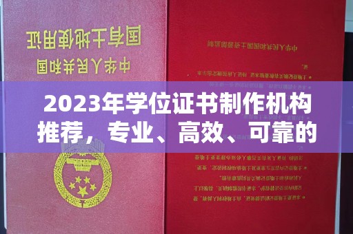坡头2023年学位证书制作机构推荐，专业、高效、可靠的解决方案