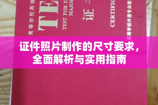 阿拉尔证件照片制作的尺寸要求，全面解析与实用指南