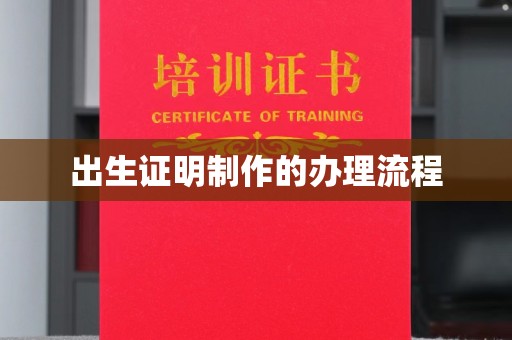 长武出生证明制作的办理流程